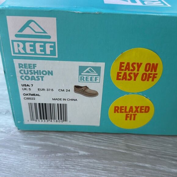 Reef Cushion Coast Size 7 Oatmeal NWT in Box - Picture 9 of 14